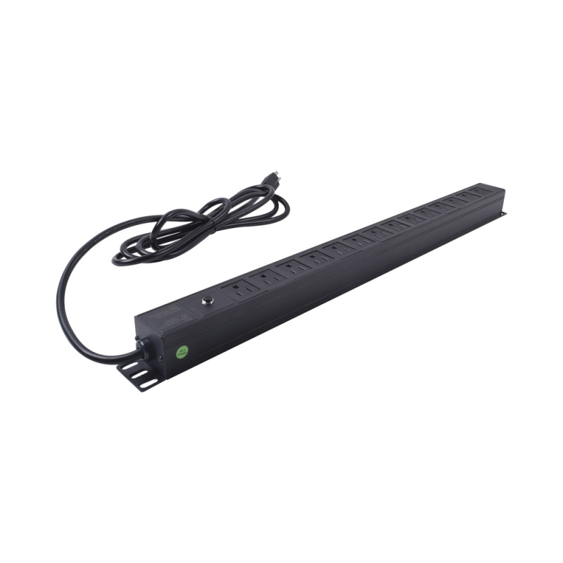 PDU barra multicontactos Vertical con 14 salidas 125V/15A, contactos tipo NEMA LP-PDU-14C-125V