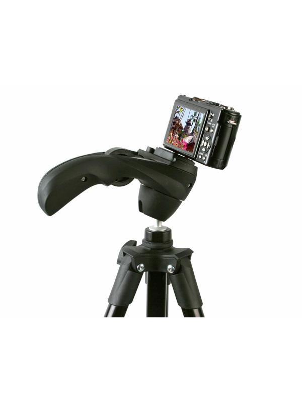Tripie Manfrotto MKC3-H01 con cabeza para foto o video, 1.5kg, 154 cm, rotación panoramica de 360°