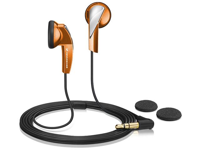 Audifonos Sennheiser MX 365 Naranjas comodidad optima para usarlos en movimiento