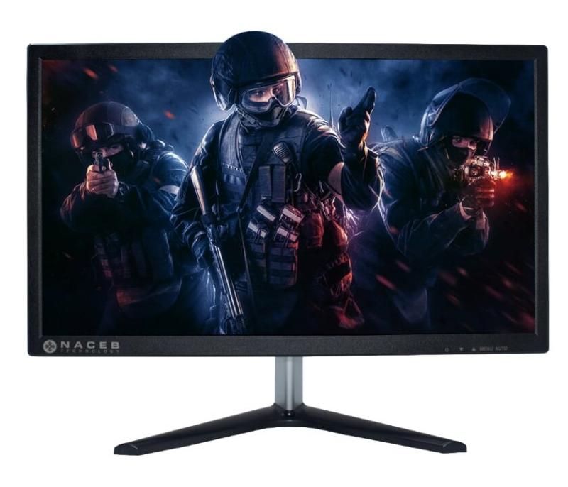Monitor Naceb Technology NA-627 - 19.5 pulgadas, 1600 x 900 Pixeles, Negro, HDMI + VGA