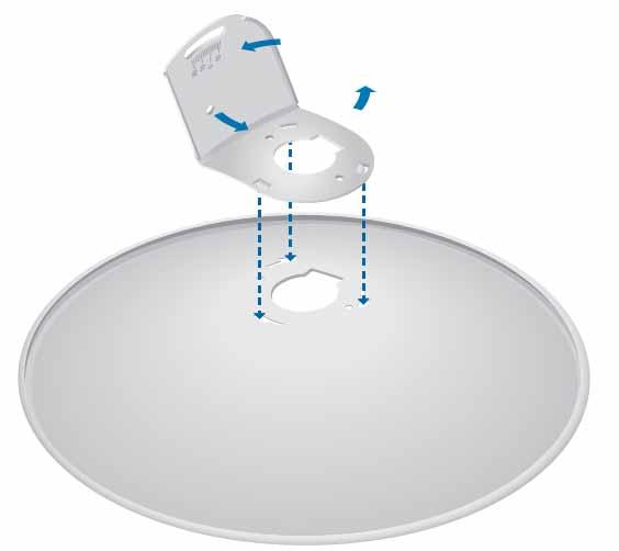Ubiquiti NanoBeam M2 AirMax con antena tipo plato de 18 dBi, 802.11b/g/n (2.4 GHz)