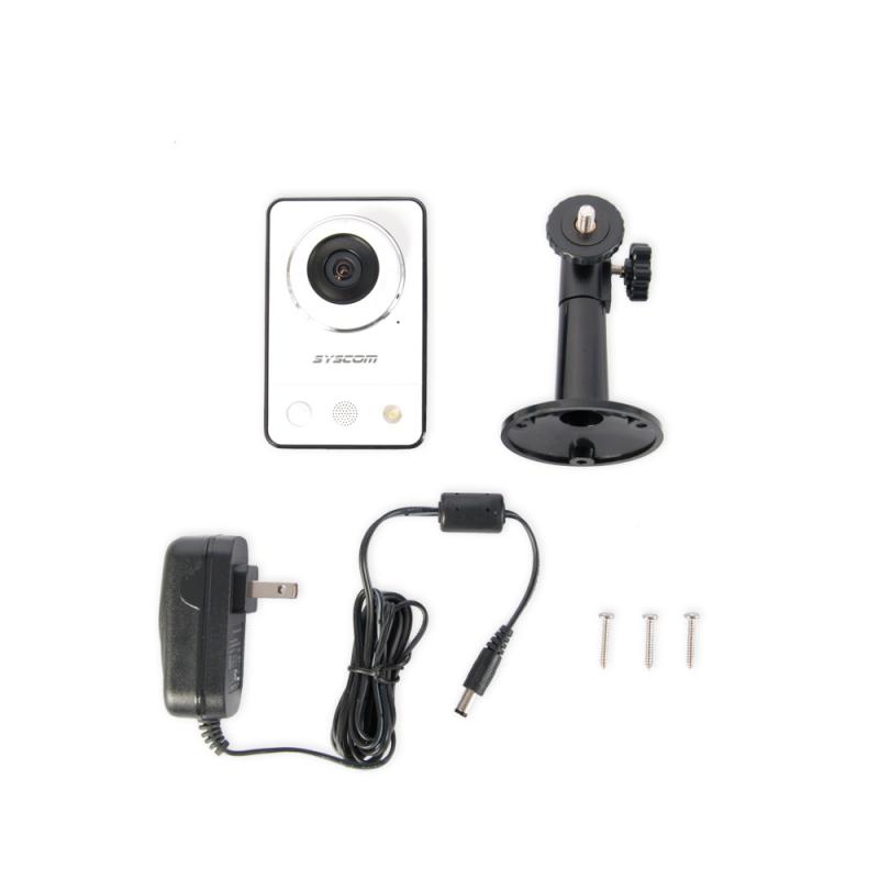 Cámara IP Syscom NCT2221 2MP Tipo Cubo con Sensor PIR y LED de Iluminación para Interior