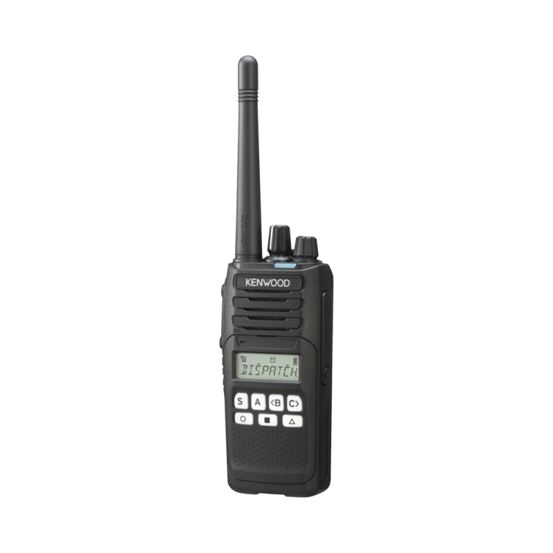 Radio portátil KENWOOD NX-1200-AK2 VHF 136-174 MHz, 5 W, 260 Canales, 9 Teclas, GPS, MIL-STD-810, Inc. antena, batería, cargador y clip NX1200-AK2