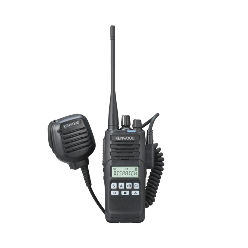 Radio portátil KENWOOD NX-1300-AK5 UHF 400-470 MHz, 5 Watts, 260 Canales, 9 Teclas, GPS, IP55, MIL-STD-810, Inc. antena, batería, cargador y clip NX-1300-AK5