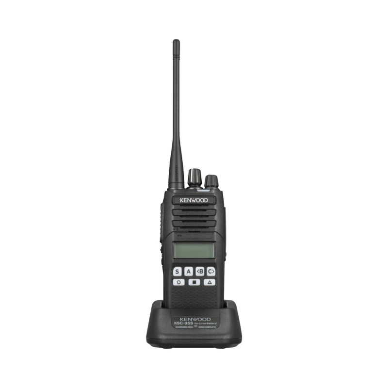 Radio portátil KENWOOD NX-1300-AK5 UHF 400-470 MHz, 5 Watts, 260 Canales, 9 Teclas, GPS, IP55, MIL-STD-810, Inc. antena, batería, cargador y clip NX-1300-AK5