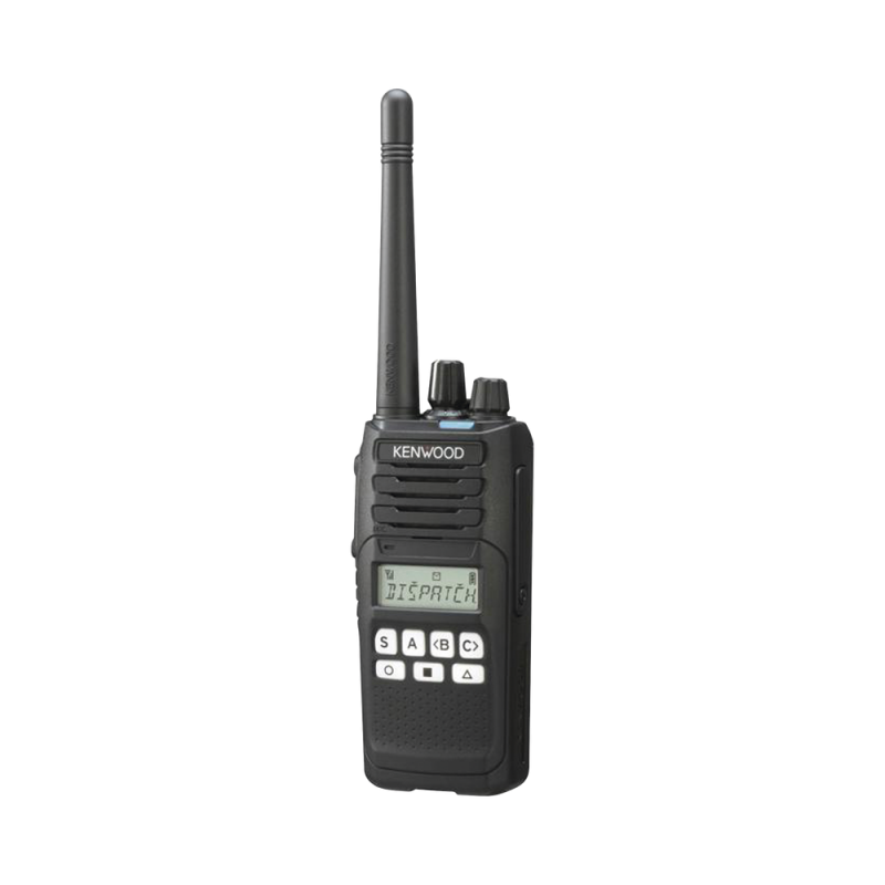 Radio portátil KENWOOD NX-1300-AK5 UHF 400-470 MHz, 5 Watts, 260 Canales, 9 Teclas, GPS, IP55, MIL-STD-810, Inc. antena, batería, cargador y clip NX-1300-AK5
