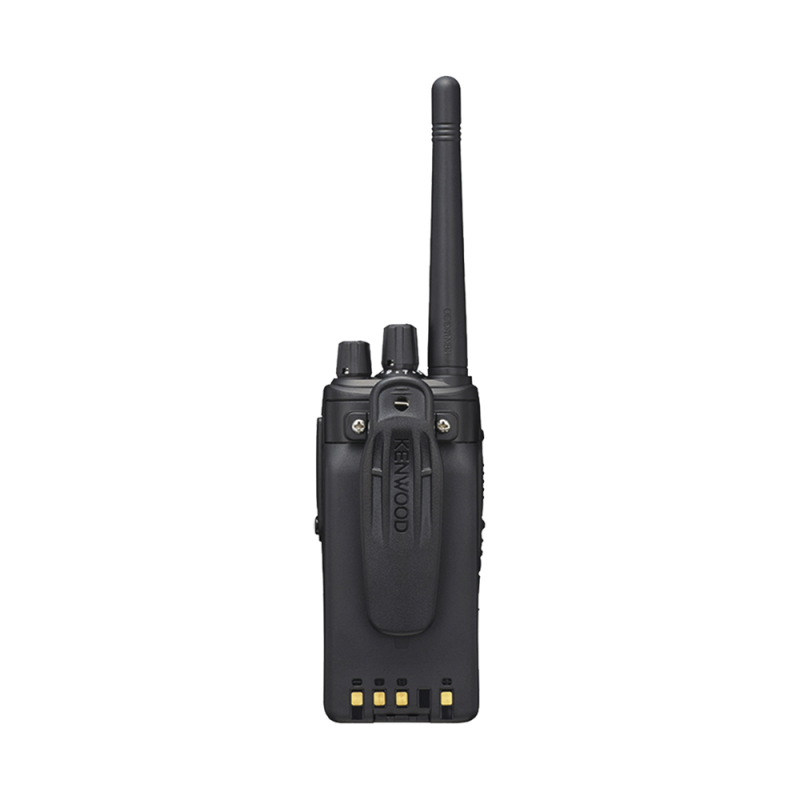 RADIO KENWOOD NX-3220-KIS, 136-174 MHz, 64 Canales, NXDN-DMR-Análogo, GPS, Bluetooth, IP67, 2 Pines, Con Batería, Antena, Cargador y Clip 