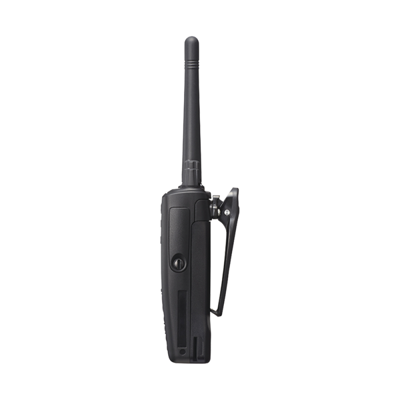 RADIO KENWOOD NX-3220-KIS, 136-174 MHz, 64 Canales, NXDN-DMR-Análogo, GPS, Bluetooth, IP67, 2 Pines, Con Batería, Antena, Cargador y Clip 