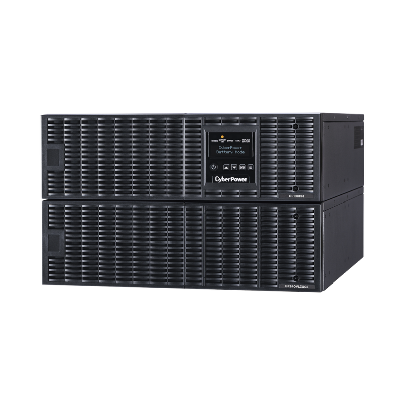 UPS de 10000 VA/10000 W, Online Doble Conversión, 200 - 240 Vac de Entrada, 200 - 240 Vac de Salida, Terminal Hardwired, Onda Senoidal Pura, Torre o Rack de 6 UR, Con 3 Tomas NEMA L6-30R OL10KRT