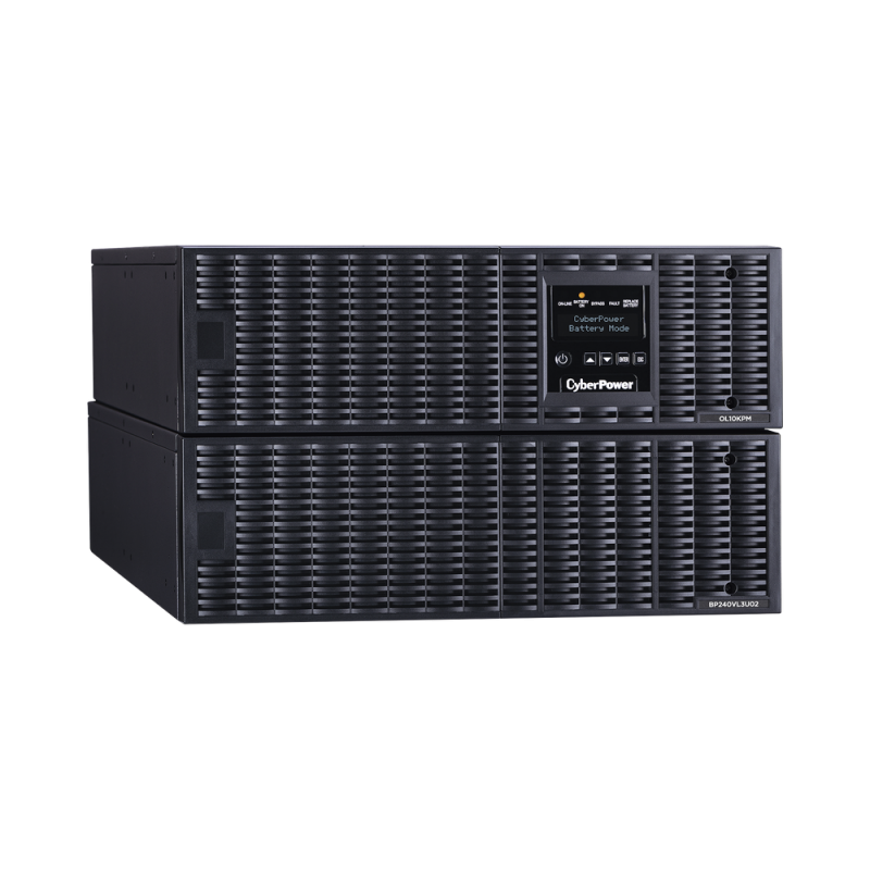 UPS de 10000 VA/10000 W, Online Doble Conversión, 200 - 240 Vac de Entrada, 200 - 240 Vac de Salida, Terminal Hardwired, Onda Senoidal Pura, Torre o Rack de 6 UR, Con 3 Tomas NEMA L6-30R OL10KRT