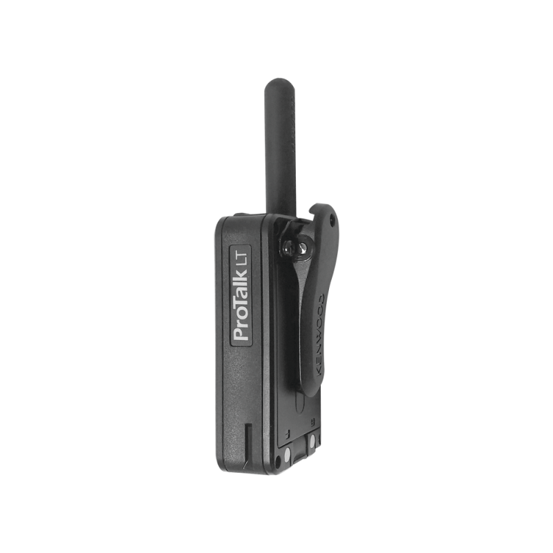 Radio Kenwood PKT-23K, ultra portátil y ligero, 451-470 MHz , 1.5 W, 4 canales, Scan, VOX, MIL-STD-810 Incluye Antena, Batería y Clip