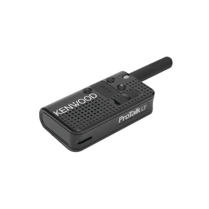 Radio Kenwood PKT-23K, ultra portátil y ligero, 451-470 MHz , 1.5 W, 4 canales, Scan, VOX, MIL-STD-810 Incluye Antena, Batería y Clip