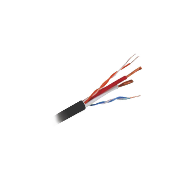 Bobina de cable Linkedpro LDPE PRO-CAT-5E-TURBO, compuesto por 2 pares de cable UTP 5e , blindado + 1 par calibre 16, de 450 m (1,476 ft)