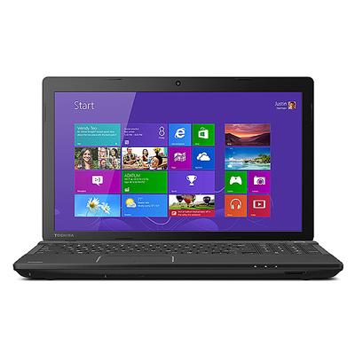 Laptop Toshiba Satellite CI3 4005U, 1.7Ghz, 4Gb, 750G, 15.6”, Tec Num, DVD, BT, Windows 7/8.1 Pro, Negro C55-C5207S