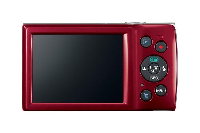 Cámara Canon PowerShot ELPH 180, 20.5mpx, 8x Óptico, 4x Digital, 2.7" LCD, Recargable, Flash, Color Rojo