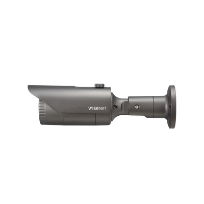 Cámara IP Tipo Bala Antivandálica Hanwha Techwin QNO-6022R, 2 Megapíxel / Lente 4 mm / IR 25M / WDR 120db / IP66 / H.265 & WiseStream.