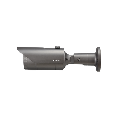 Cámara Tipo Bala Antivandálica Hanwha Techwin QNO-7020R, 4 Megapíxel, Lente 3.6mm, IR 25M, WDR 120db, IP66, H.265 & WiseStream