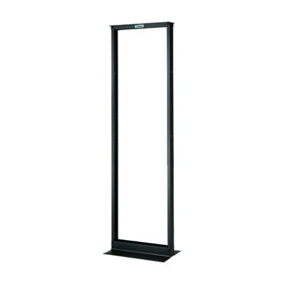 Rack de dos postes estándar de 19", numerado, de aluminio y 45 unidades de rack R2P