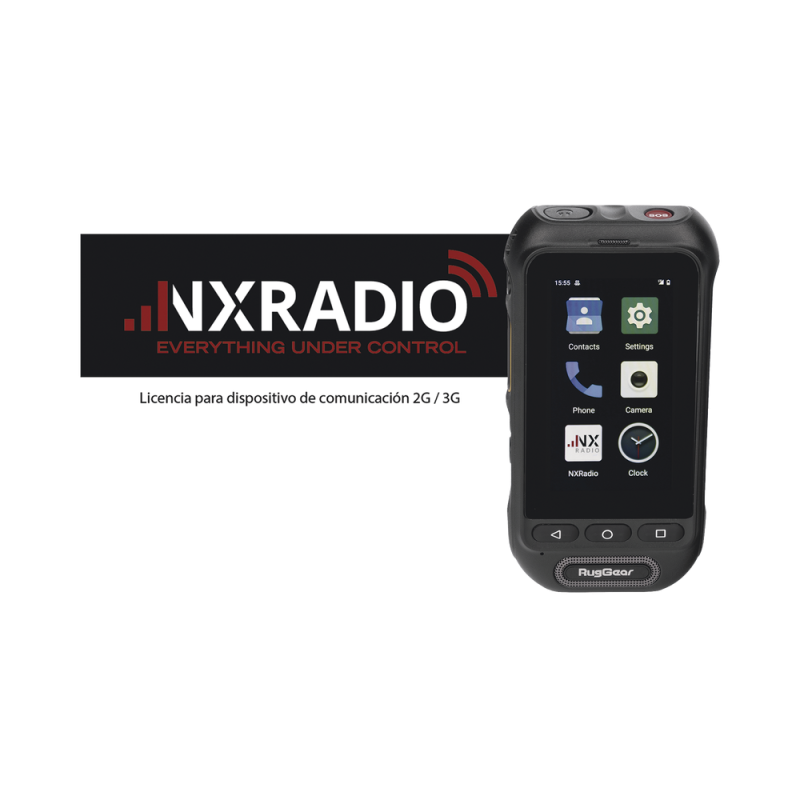 KIT Radio POC Ruggear RG360 +  12 Meses Servicio NXRADIOTERMINAL RG360KIT