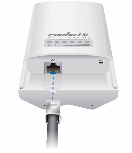 Rocket M3 AirMax de Alta Capacidad y Alcance, Modulación Propietaria (3.4 - 3.7 GHz), conectorizado. ROCKETM3