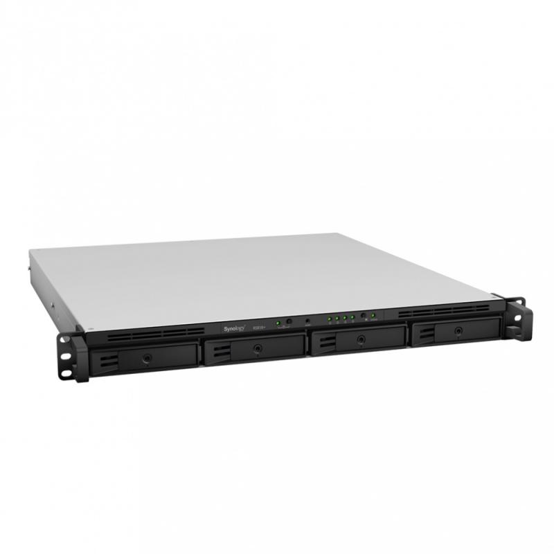 NAS Synology RS818+ 4 Bahias expandibles a 8, hasta 48 TB, Rack 1U