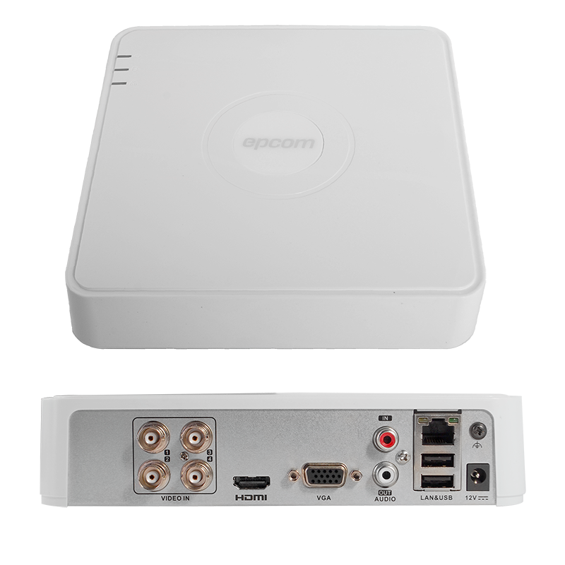 Sistema LEGEND TurboHD 720P, Incluye DVR 4 ch y 2 cámaras eyeball (interior - exterior, 2.8mm) KESTXLT2EWN