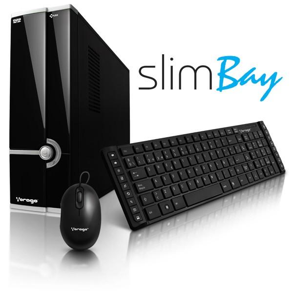 Computadora Vorago Slimbay C1037 4GB 500GB DVDRW Windows 8 SL