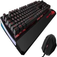 TECLADO/MOUSE ALAMBRICO EAGLE WARRIOR TEC. G75 / LUZ 3 COLORES + MOU G15 DPI AJUSTABLE K2GAMG75EGW