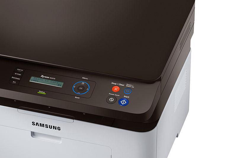 MULTIFUNCIONAL LASER SAMSUNG SL-M2070, 21 PPM NEGRO / USB 2.0 / 600MHZ / IMPRIME-COPIA-SCANNER SL-M2070/XAX