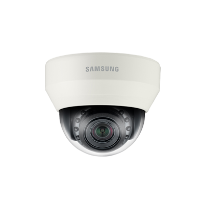 Domo IP 2MP,  LENTE VARIFOCAL MOTORIZADO 2.8X, infrarrojo, día/noche real (ICR), video análisis, HD WDR, WiseNet III SND-6084R
