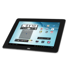 Tablet AOC U107, 10", Intel QuadCore 1Gb, 32 Gb, Cámara 5Mpx y 2Mpx, Android 4.4, WiFi, Negro