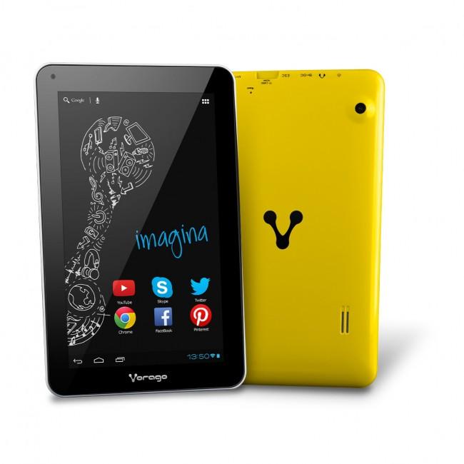 Tablet Vorago 9" Android 4.2 Cortexa7 Ram 1Gb 8Gb Dualcam Amarilla