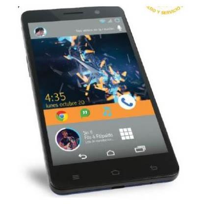 Celular AOC 1.7GHZ Android 4.4, 16Gb, 2Gb RAM, Camara Frontal 8mpx, Camara Trasera 13mpx,  2 puestos SIM, Blanco