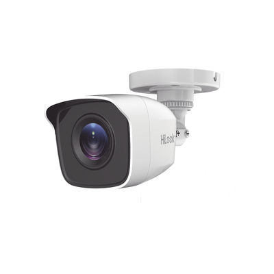 Cámara Hilook by hikvision THC-B120-PC, bullet Turbo 1080p / Gran Angular 103° / Lente 2.8 mm / IR EXIR Inteligente 20 mts / Exterior IP66 / dWDR / TVI-AHD-CVI-CVBS.