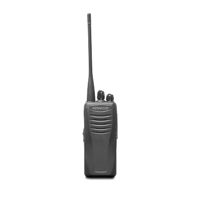 RADIO KENWOOD, Mod. TK-3402-K2, 400-470 MHz , 5 W de potencia, 2 teclas programables, Incluye antena, batería, cargador y clip. 