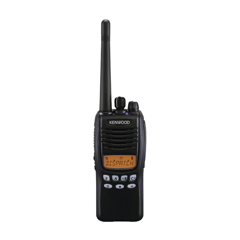 RADIO KENWOOD, Mod. TK-3312-K2, 400-470 MHz, 4 W de potencia, 7 teclas frontales programables, Incluye antena, batería, cargador y clip