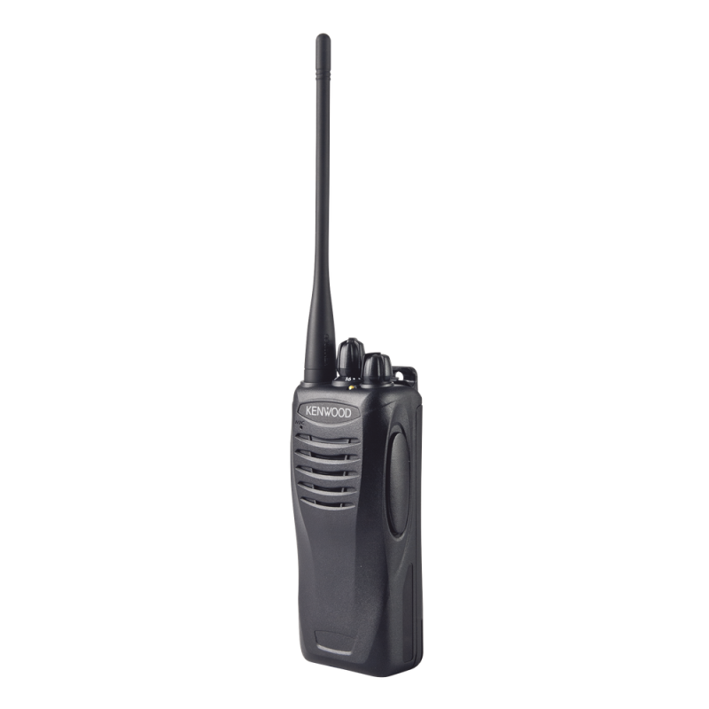 Radio Kenwood TK3402K2, 400-470 MHz , 5 W de potencia, 2 teclas programables, Incluye antena, batería, cargador y clip, TK-3402-K2