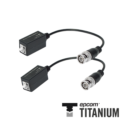 Sistema Epcom HDX con 8 HRD900(900TVL, WDR real), 305 m cable Cat5 profesional, fuente de poder profesional, transceptores/conectores Titanium