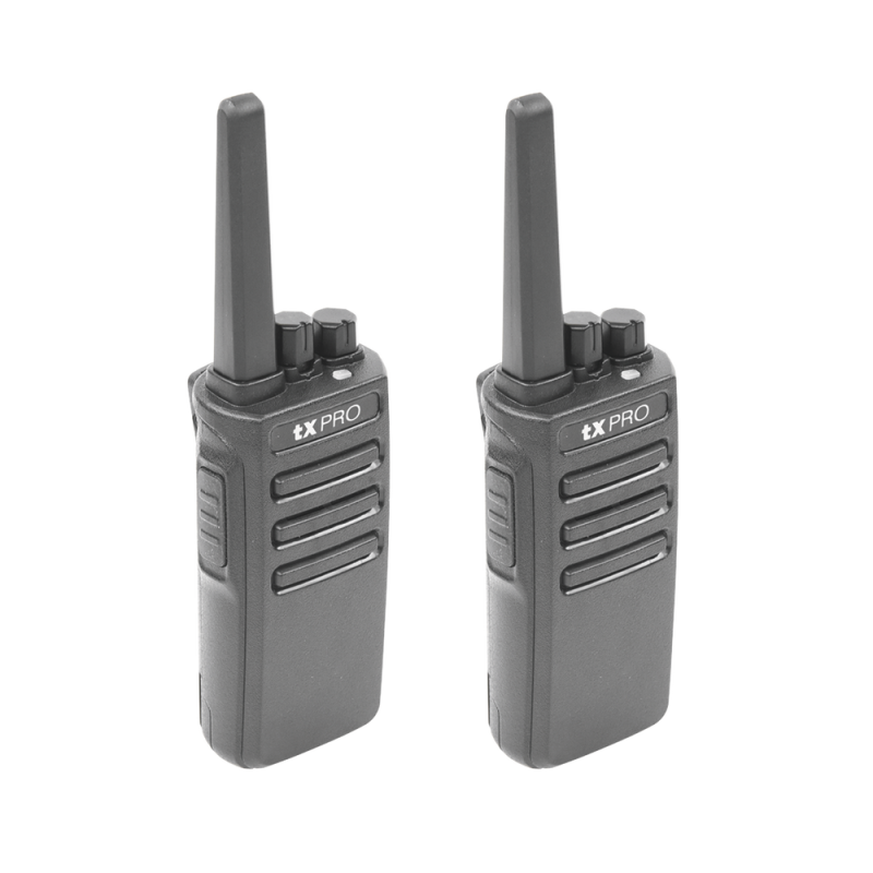 Par de radios TX500 VHF 136-174 MHz con 5 watts de potencia TX500DUO
