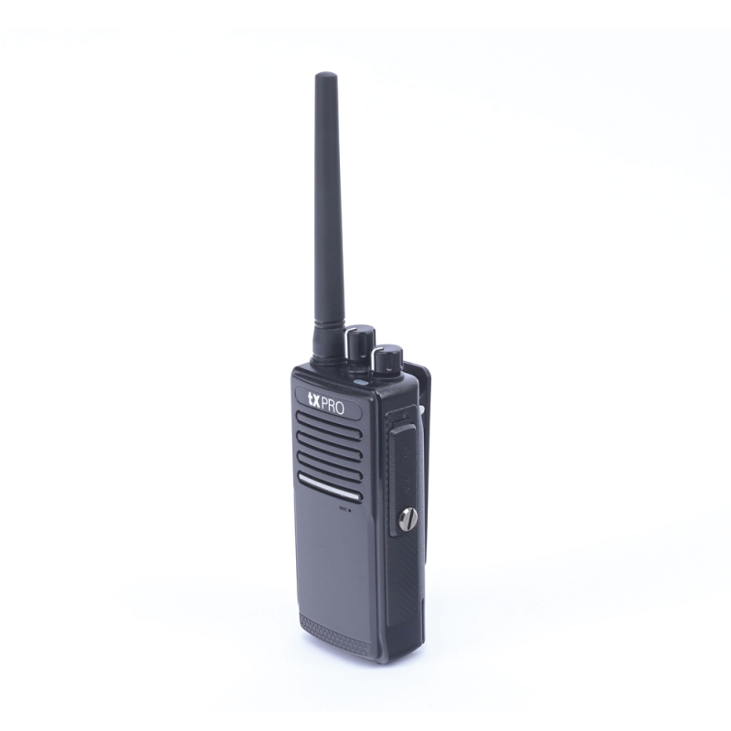 Radio Portátil Txpro TX-680-AV VHF 136-174 MHz, Digital DMR-Analógico, 5 W, Incluye antena, batería, cargador y clip TX-680-AV