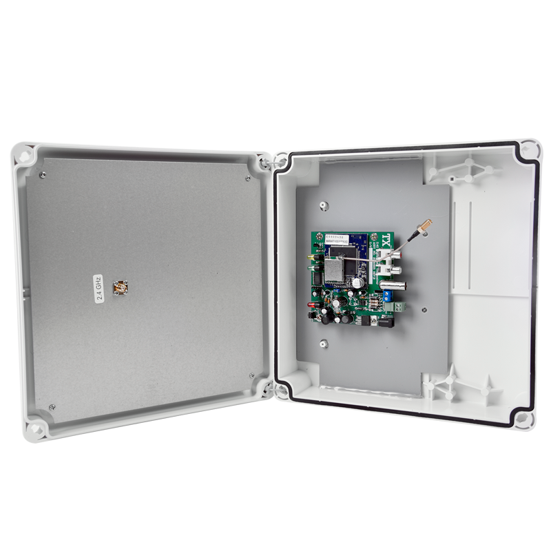 CCTV para elevadores, kit de transmisión de video y audio inalámbrico para cámaras analogas TXC2.4GELV