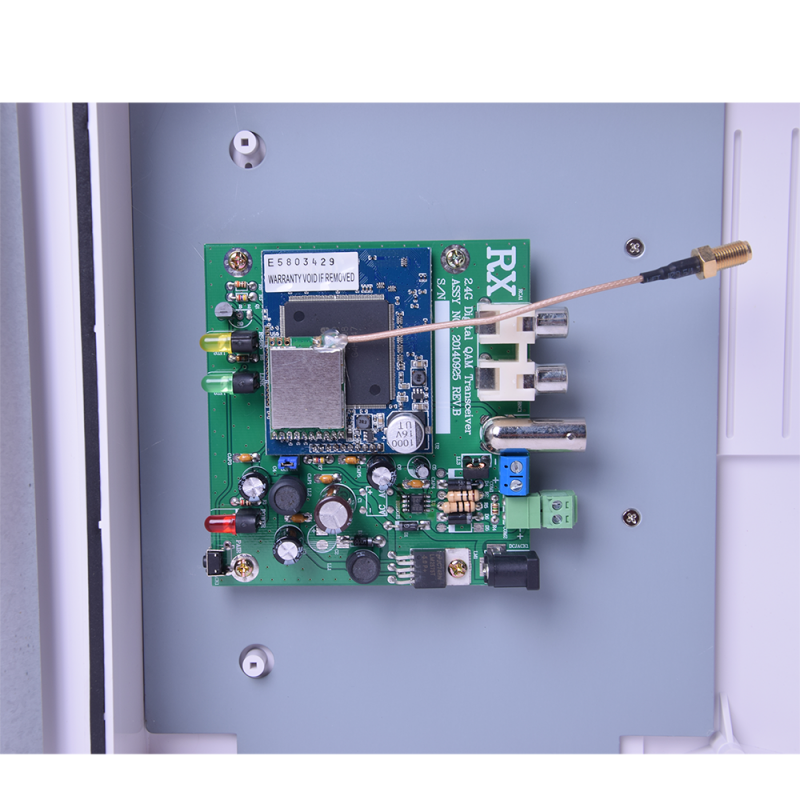 CCTV para elevadores, kit de transmisión de video y audio inalámbrico para cámaras analogas TXC2.4GELV