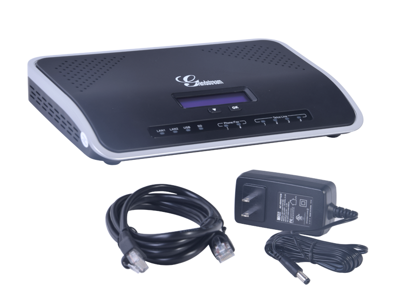 Conmutador Telefónico IP-PBX GrandStream UCM6104 con 4 FXO para 45 llamadas simultáneas