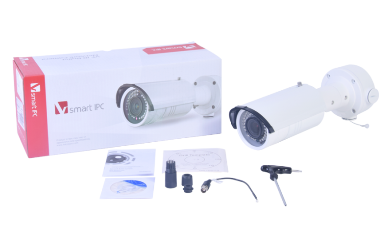 Camara bala IP inteligente, 3MP con WDR real y funciones de video-análisis XB-4M4DW