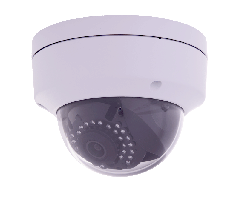 Cámara IP tipo domo antivandálico exterior/interior 4 megapixeles H.264+, WDR, ONVIF, almacenamiento SD XD-4MDW