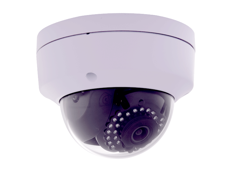 Cámara IP tipo domo antivandálico exterior/interior 4 megapixeles H.264+, WDR, ONVIF, almacenamiento SD XD-4MDW