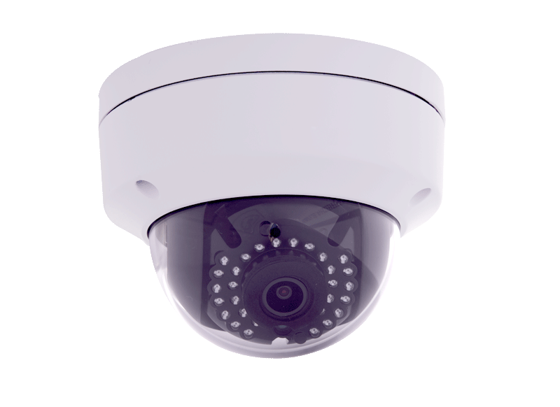 Cámara IP tipo domo antivandálico exterior/interior 4 megapixeles H.264+, WDR, ONVIF, almacenamiento SD XD-4MDW