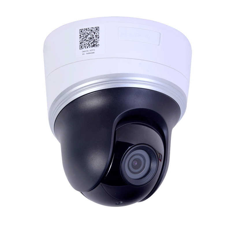 Mini domo IP PTZ para interior, IR (20m) resolución 2MP, DWDR, conexión Wifi, ranura para memoria SD XPT-IE032W