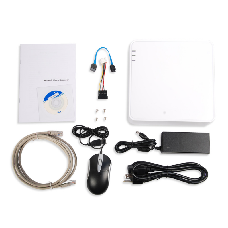 NVR de 8 canales serie Slim con switch PoE interconstruido, 720p@12IPS, soporta 1 HDD de hasta 4TB, soporte EZVIZ Cloud P2P XR18N/4P