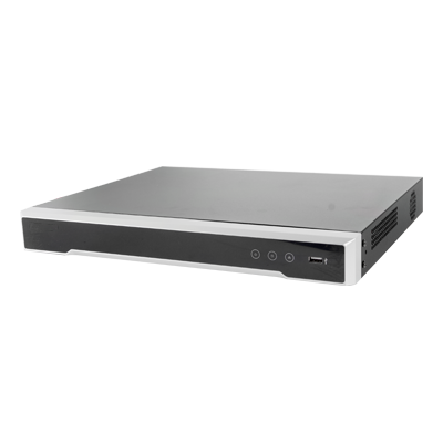 NVR Hikvision XR28, 8 canales con compresión de video H.265 y switch PoE interconstruido de 8 puertos, Tecnología 4K